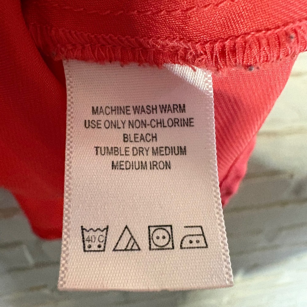 MetroStyle Pink Satin Ruched‎ Camisole Tank Top Y2K Women's Size 6 Small - Picture 5 of 6